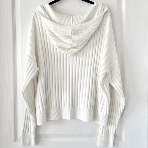 Lucky Brand Cloud Soft Hoodie Sweater White NWOT - Picture 4 of 15